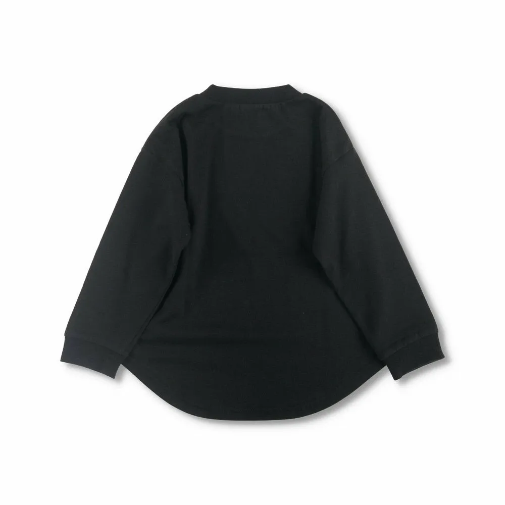 Футболка с длинными рукавами и воротником-стойкой Branshes, цвет Black — фото 2