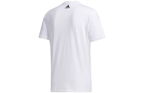 Футболка mh gfx t lng printing short sleeve white Adidas, белый — фото 2
