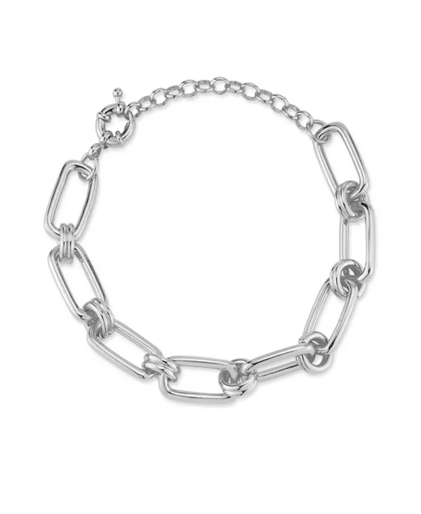 

Браслет-Цепочка с родиевым покрытием Rachel Zoe, silver