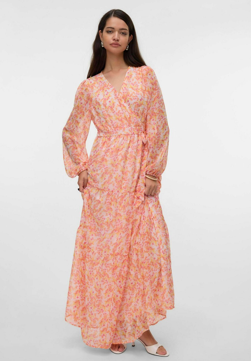 

Платье макси AWAUDORA Vero Moda, розовый