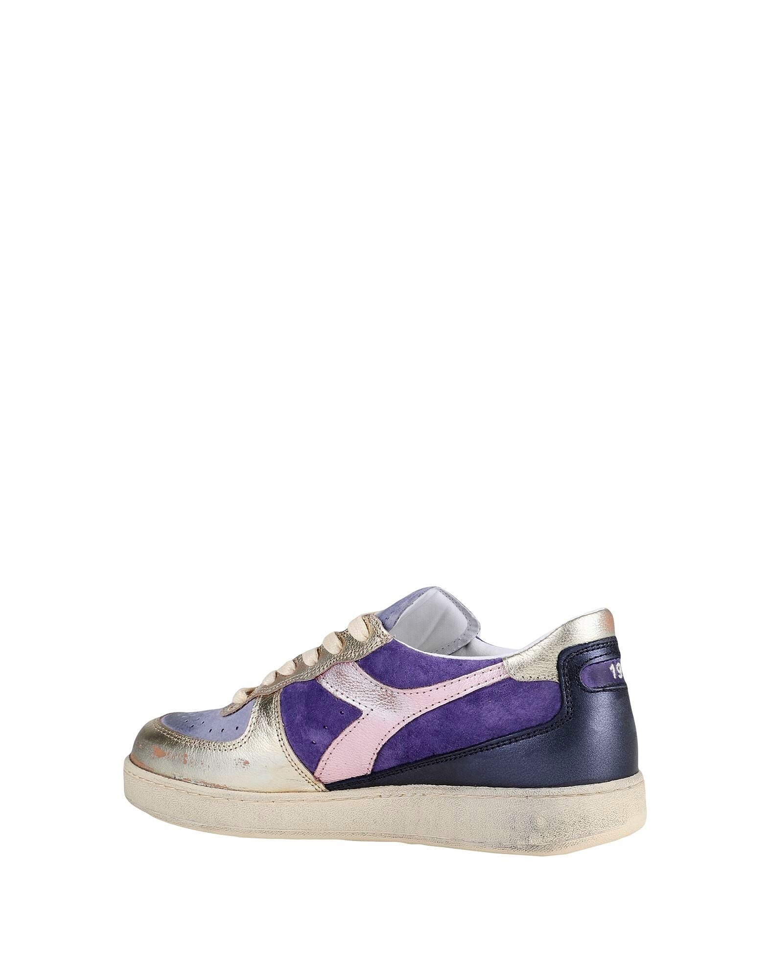 Кроссовки Mi Basket Low Metal Pigskin Used Wn Diadora, фиолетовый — фото 3