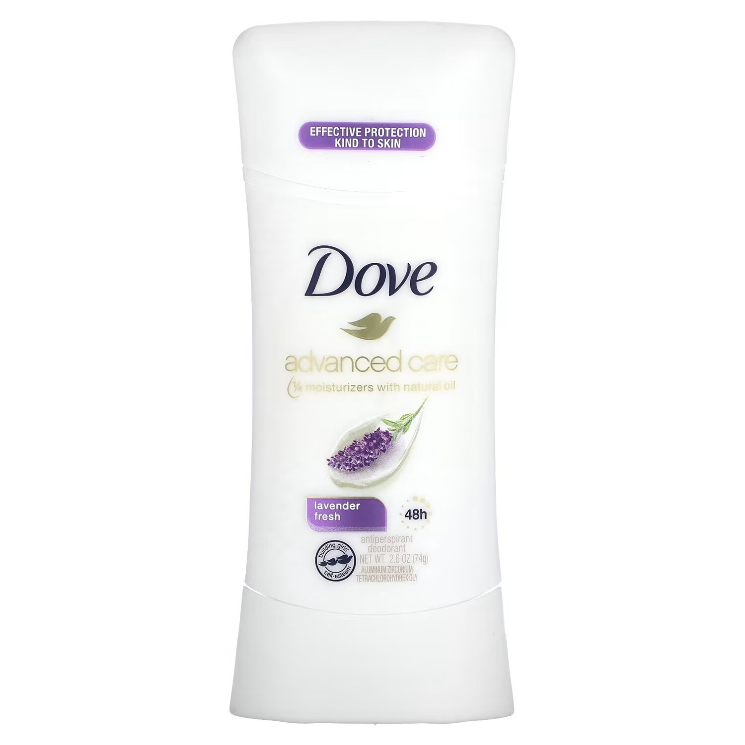 

Дезодорант-антиперспирант Dove Advanced Care лавандовая свежесть, 74 гр.