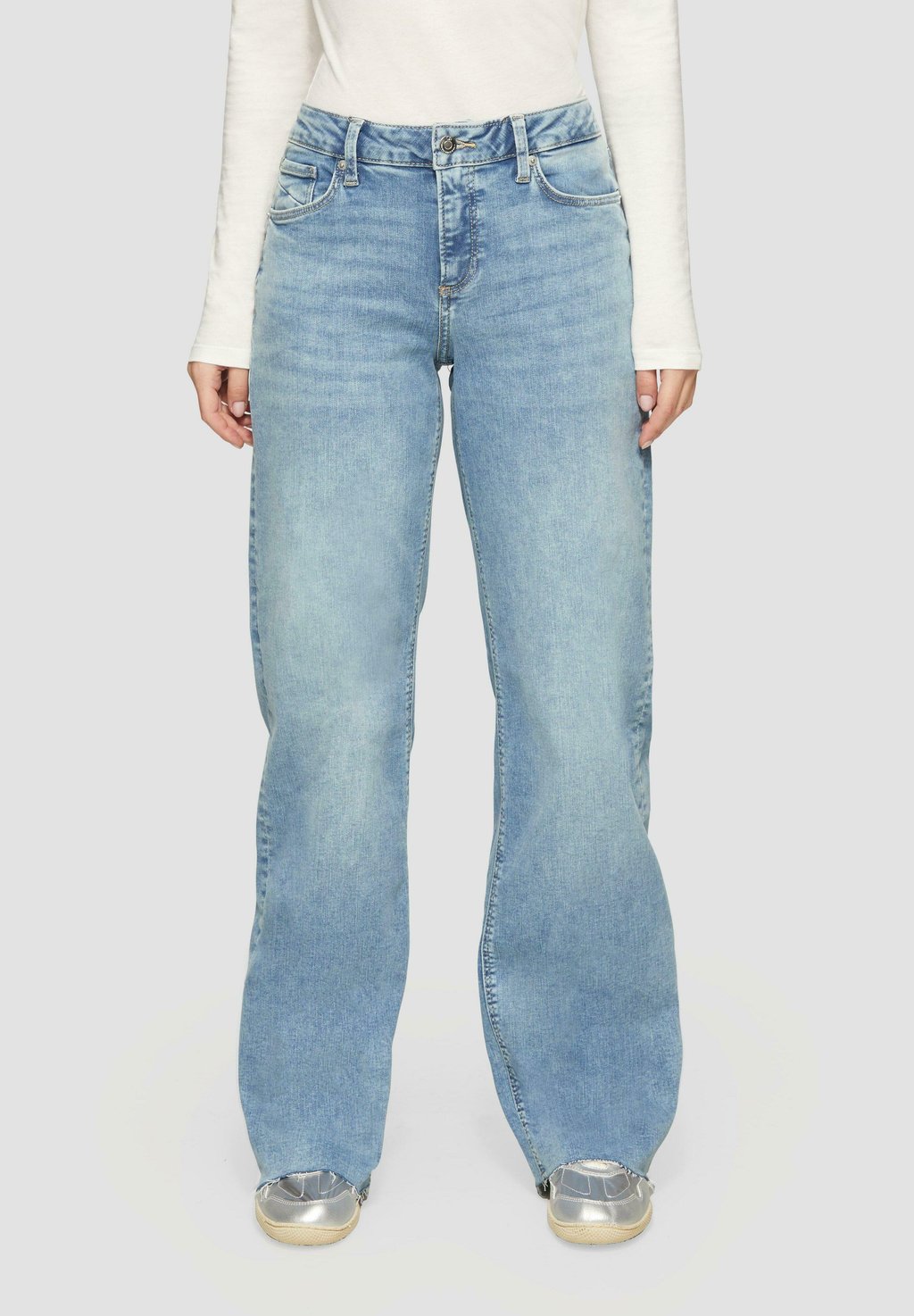 

Расклешенные джинсы MID RISE CATIE WIDE QS, синий