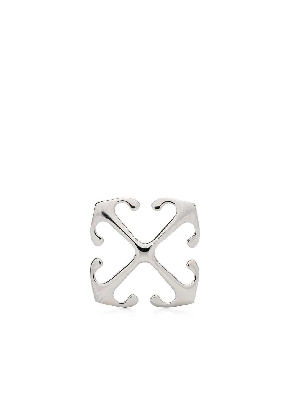 

Серьга Arrow Mono OFF-WHITE, серебяный