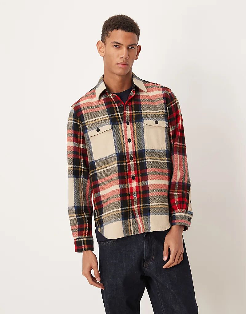 

Спортивная рубашка с длинным рукавом Polo Ralph Lauren красного цвета