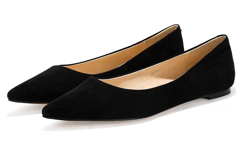 Туфли женские повседневные Women's Casual Shoes Women's Black Elle — фото 3