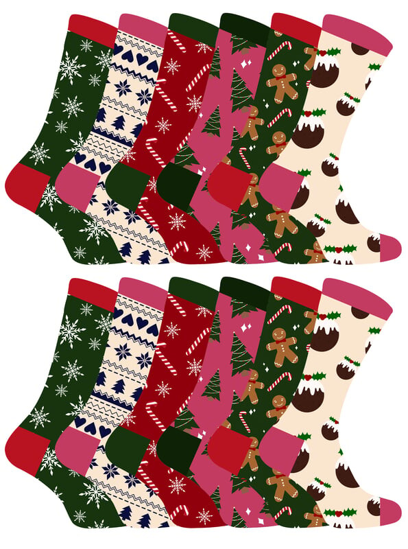 

Подарок для нее 12 упаковок Sock Snob, мультиколор
