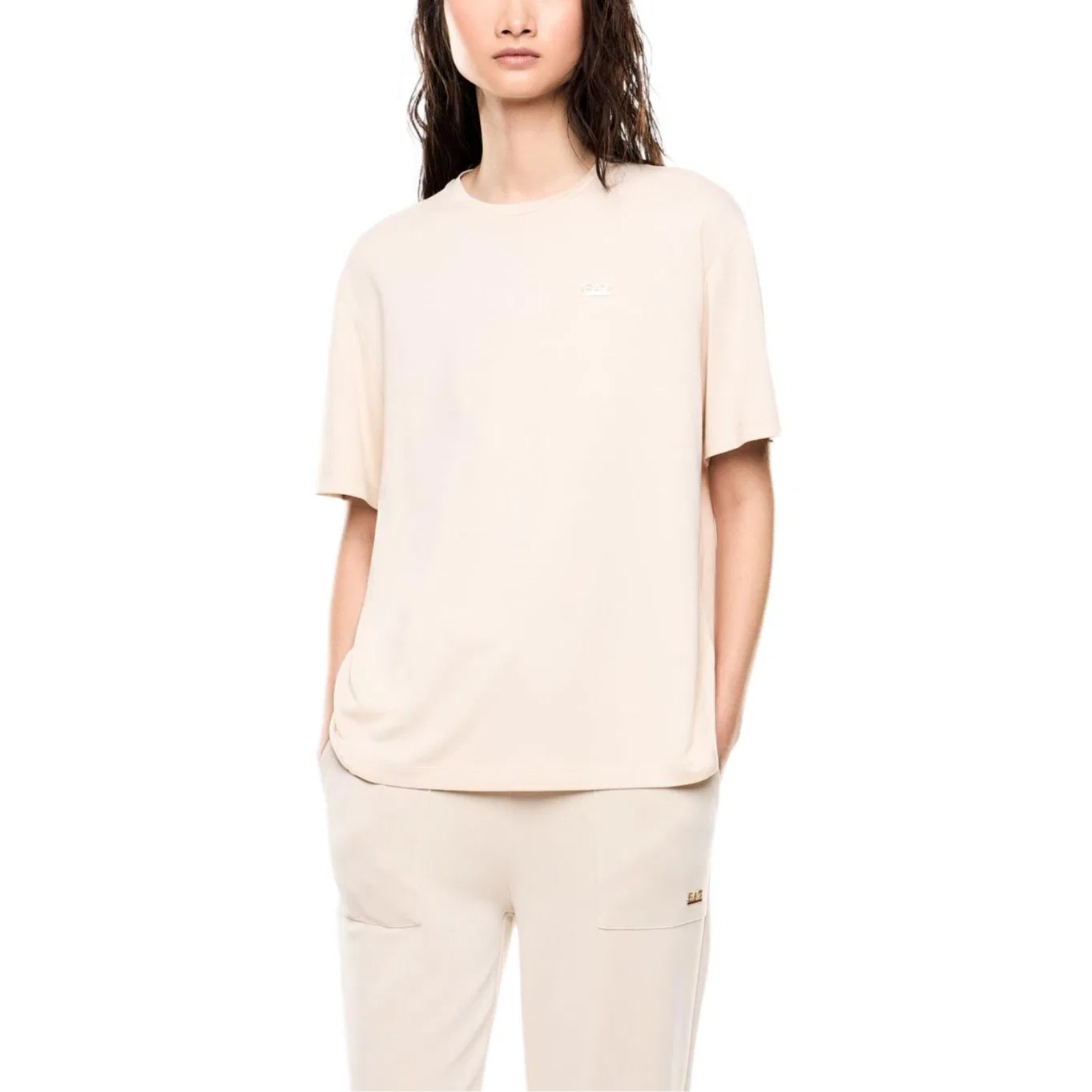 Футболка Emporio Armani EA7 цвета Light Umber — фото 3