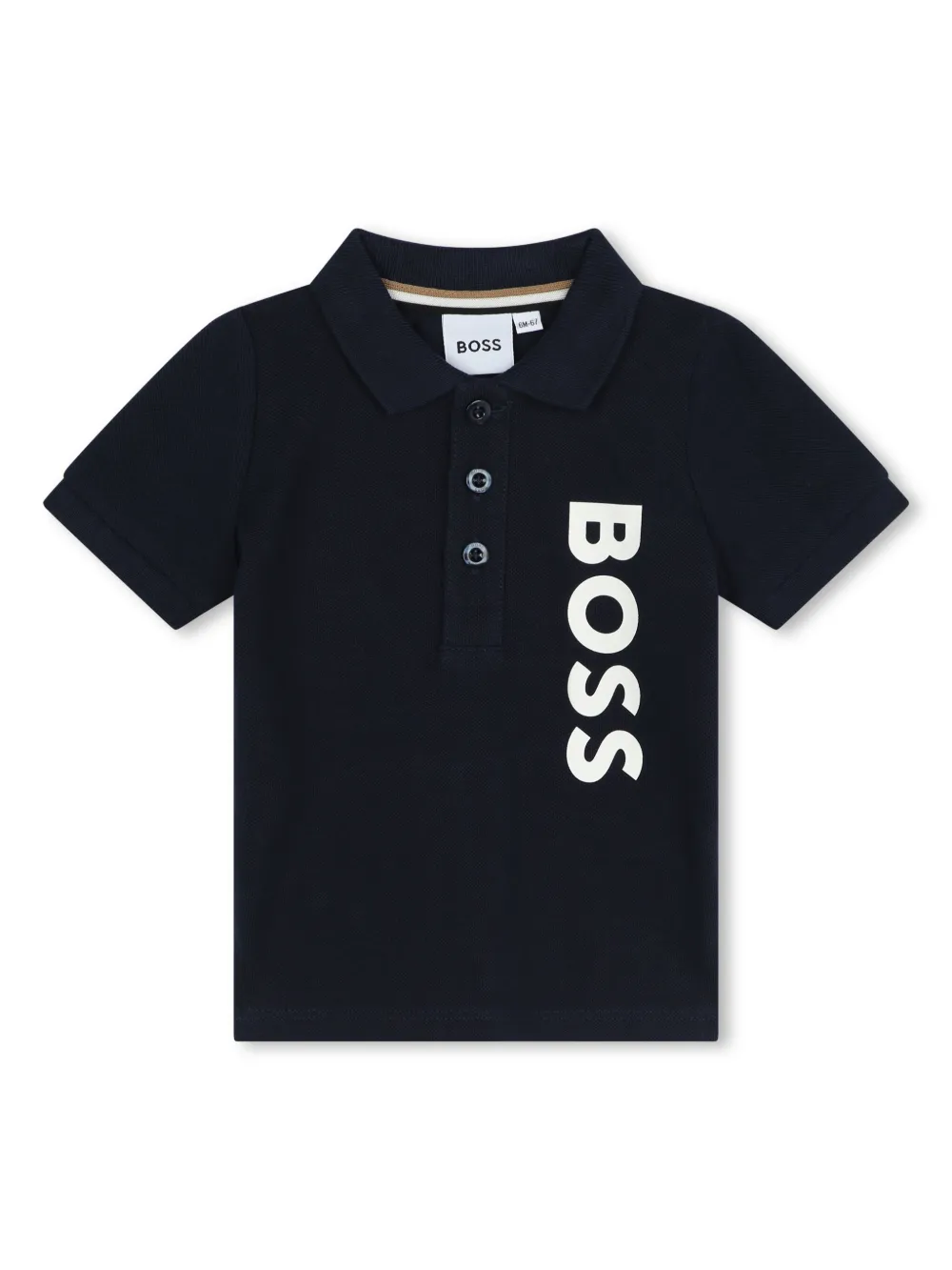 

Рубашка поло с логотипом BOSS Kidswear, синий