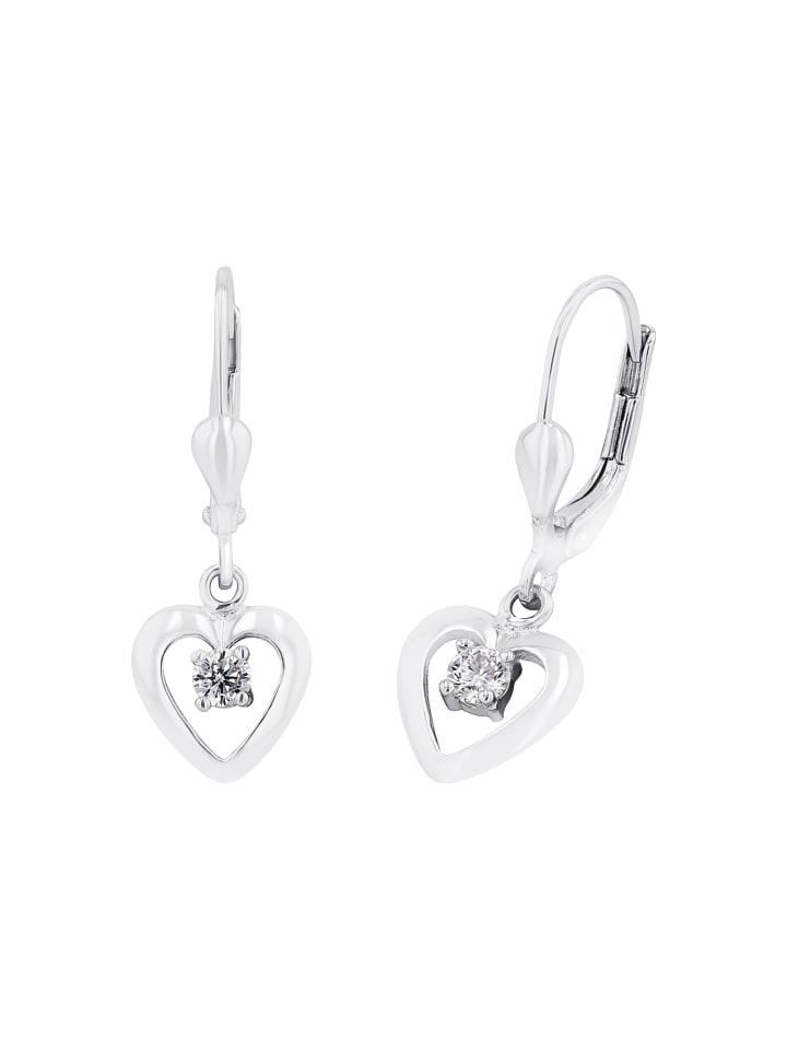 

Amor Серьги из серебра 925 пробы, покрытые родием