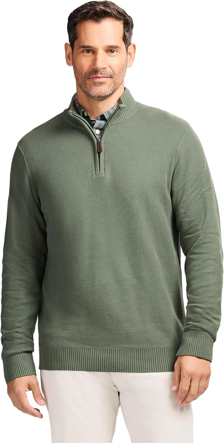 

Izod мужской свитер с застежкой на четверть