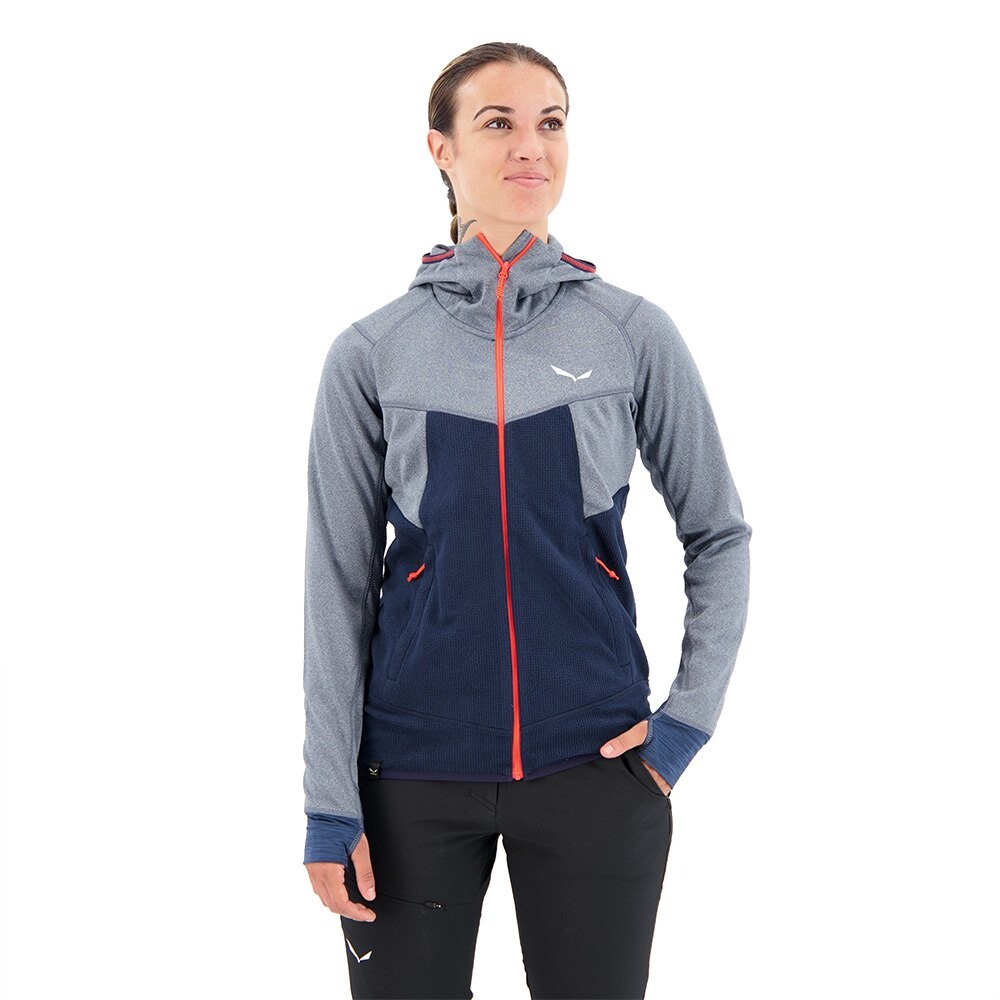 

Худи Salewa Puez Hybrid Polarlite, синий