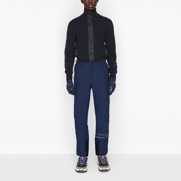 Descente Quarterly Новые продукты Трикотажные спортивные штаны Мужские темно-синие Dior, синий — фото 3