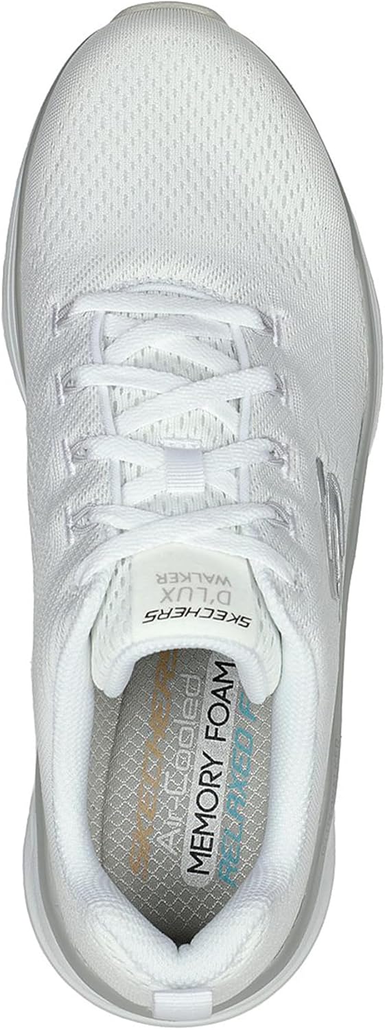 Мужские кроссовки Skechers Relaxed Fit D'Lux Walker Meerno для повседневной носки, белый — фото 3