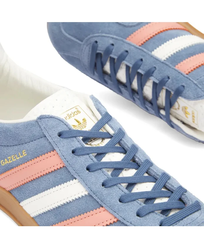 Синие кроссовки Gazelle для помещений Adidas Originals, синий — фото 4