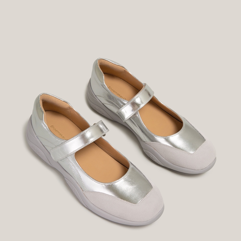SHOEMAKER QUEEN Женские туфли Мэри Джейн цвета айвори, цвет Ivory — фото 4