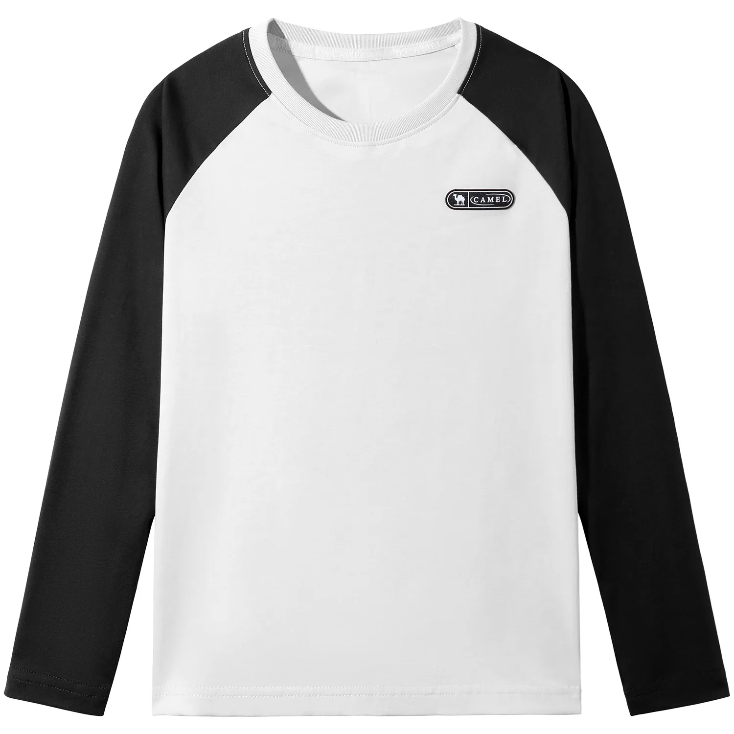 Футболка детская быстросохнущая CAMEL, Infinite White/Phantom Black