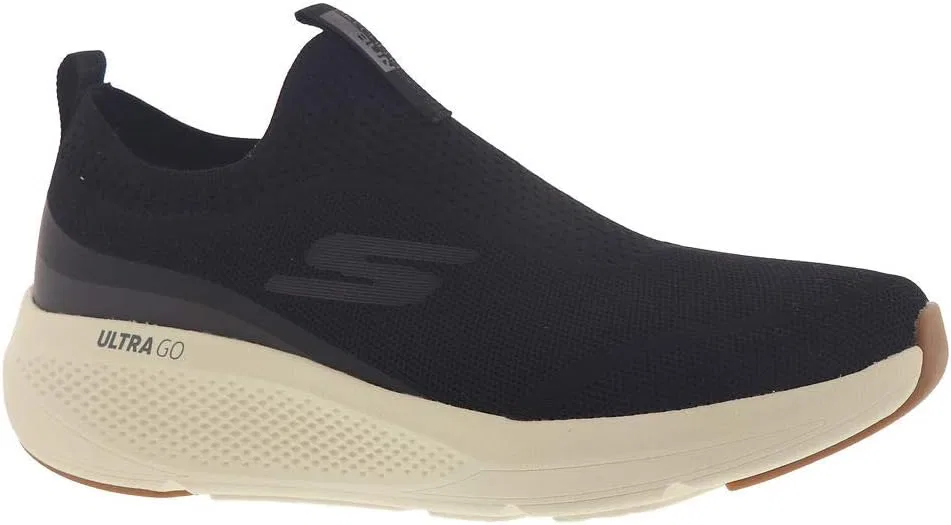 Мужские кроссовки Skechers GOrun Elevate Slip On для тренировок и бега с амортизацией, черно-белые, размер 46 EU — фото 3