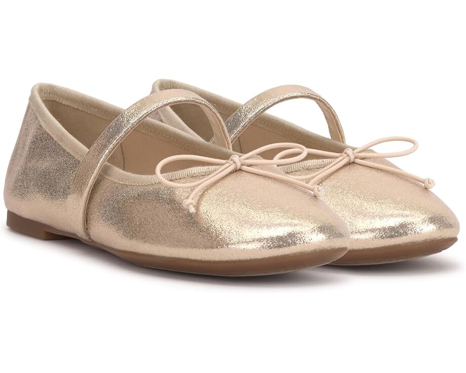 

Туфли на плоской подошве Jessica Simpson Azalina Mary Jane Flats, цвет Champagne