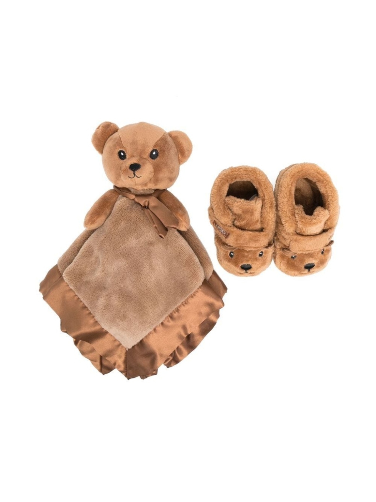 

UGG Kids слиперы Bixbee and Lovey Bear, коричневый