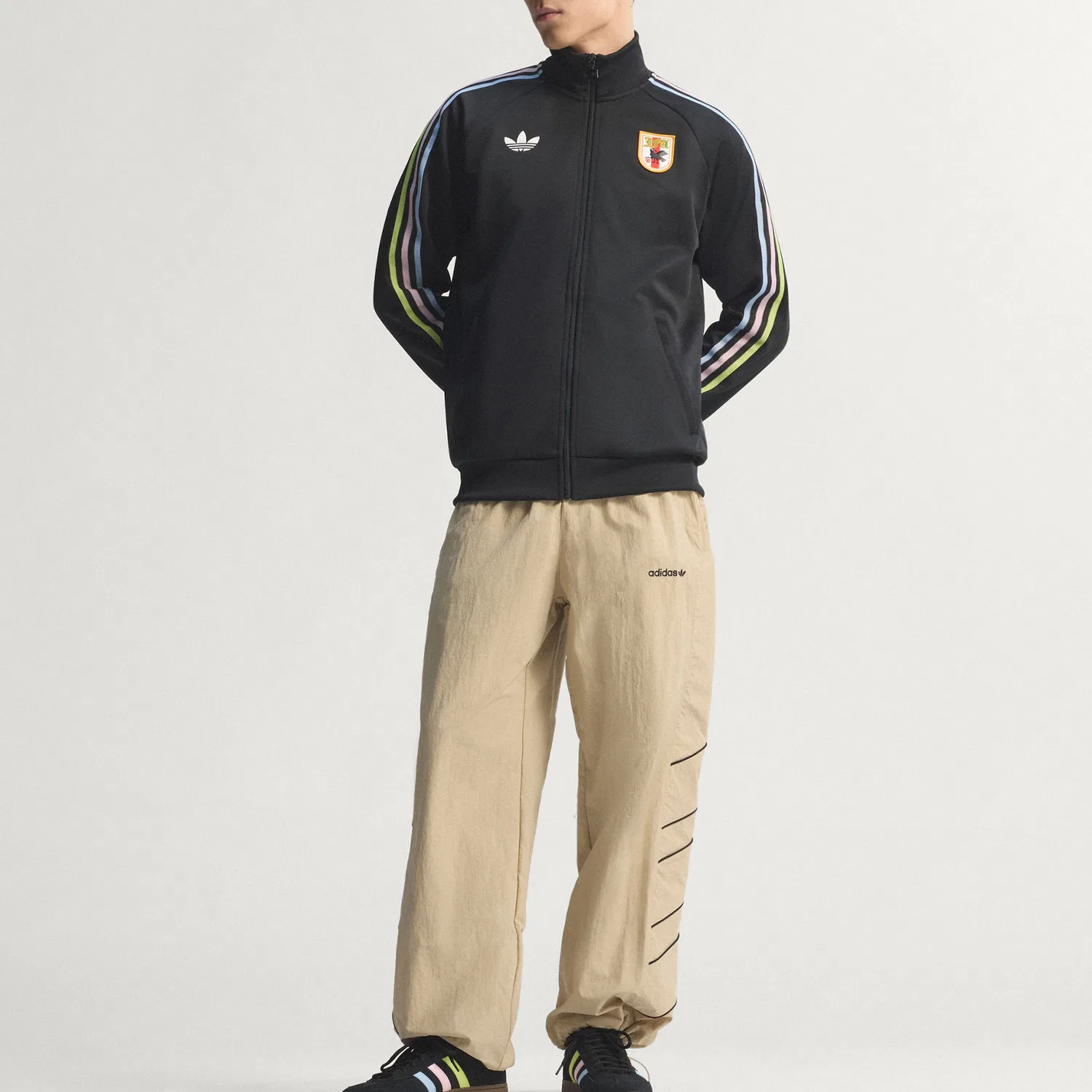 Куртка мужская Black Moderate Adidas Originals — фото 3