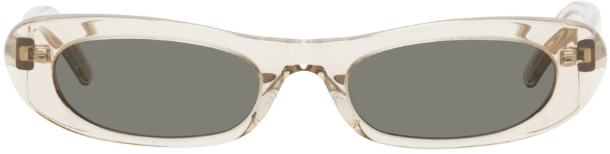 

Желтые солнцезащитные очки оттенка SL 557 Saint Laurent
