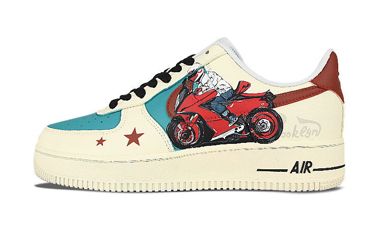 

Кроссовки Nike Air Force 1, синий/красный