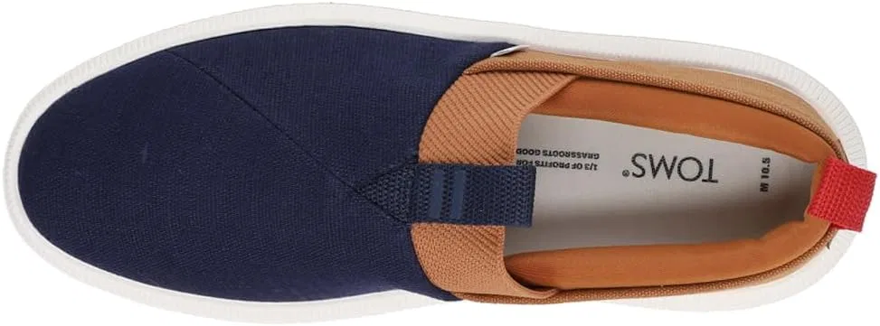 Кроссовки TOMS Men's Alpargata Rover Espadrilles, Water Resistant Navy Blue — фото 4