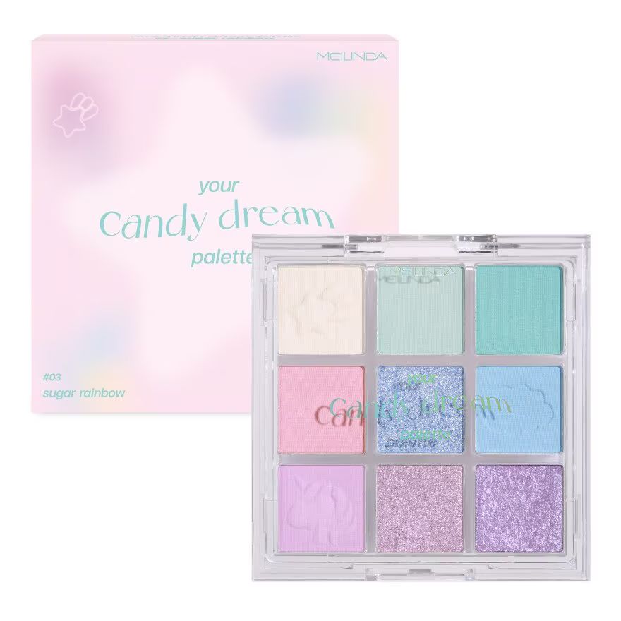 

Meilinda Палитра Your Candy Dream 5,4 г 03 Сахарная Радуга, Sugar Rainbow