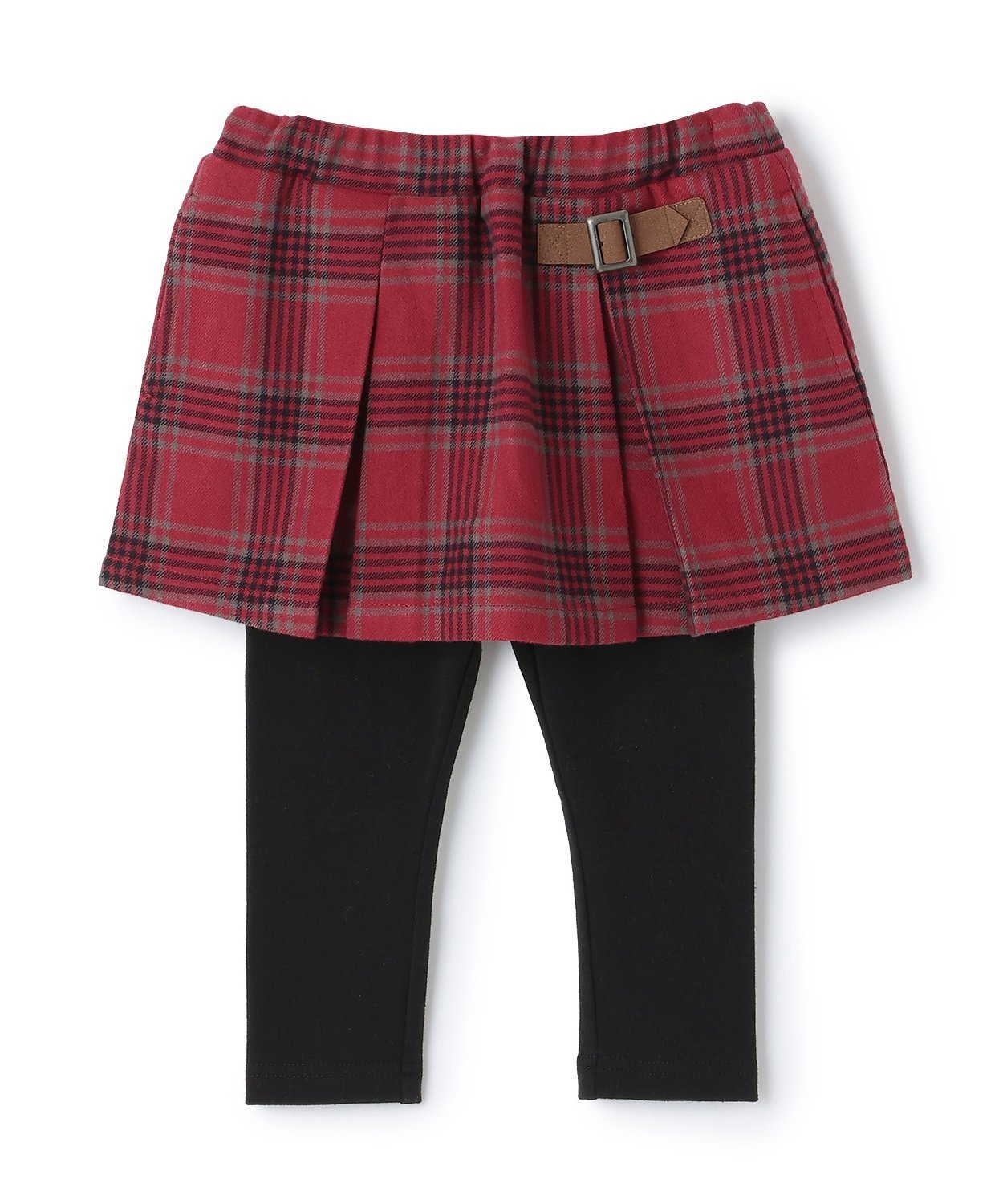 Юбка в клетку Petit main, Red