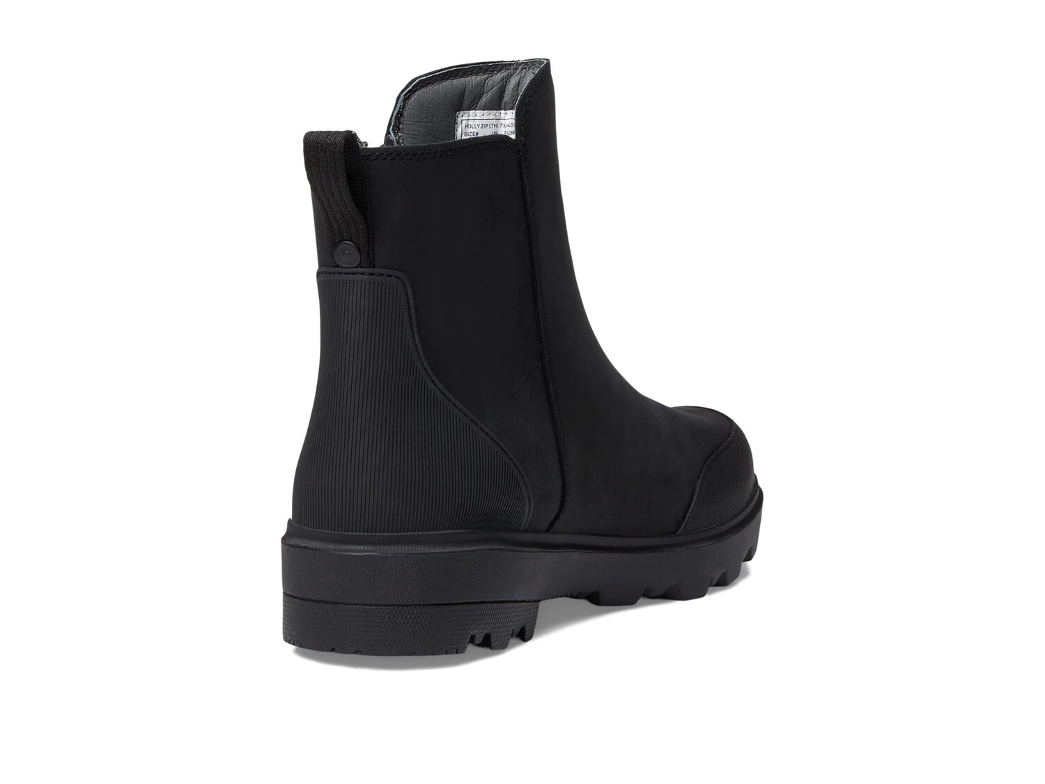 

Ботинки Bogs Holly Zip Leather, черный