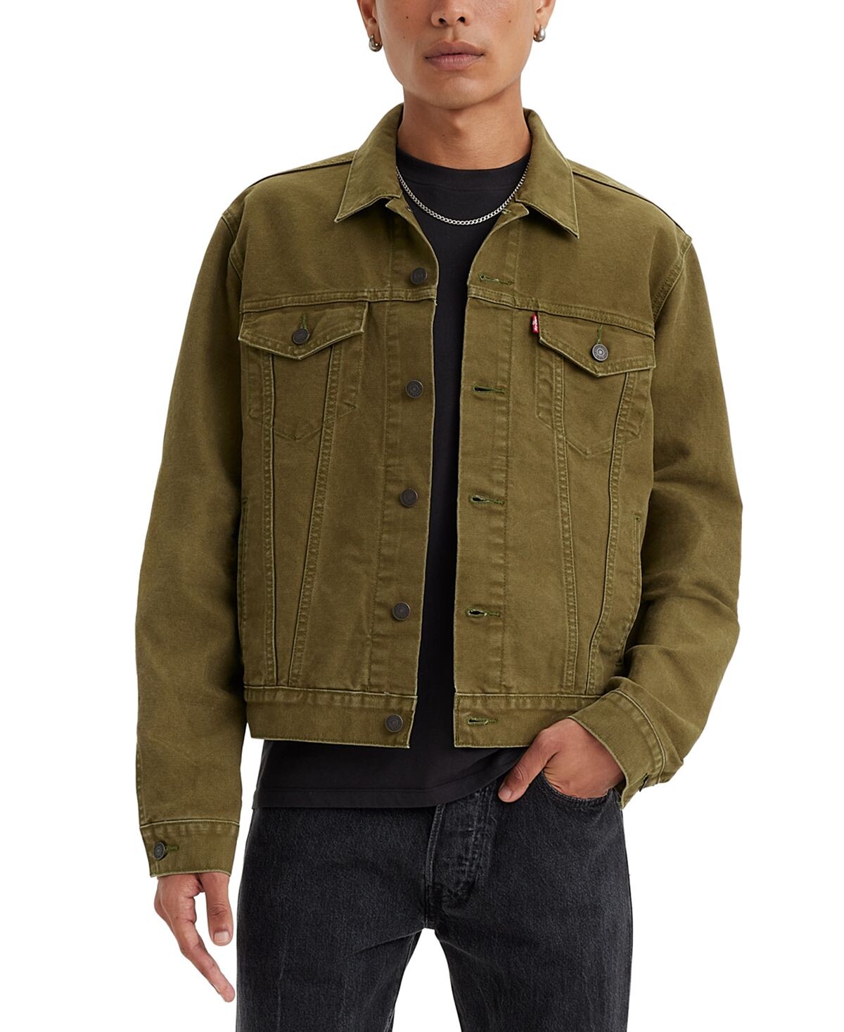 

Мужская джинсовая куртка классического кроя из неэластичного денима Levi's