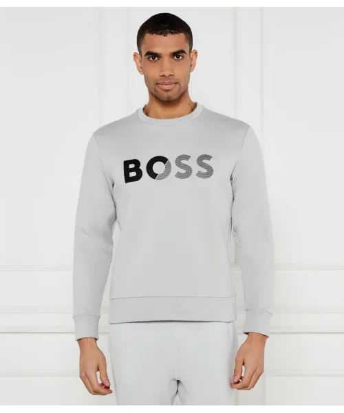 

Толстовка Salbo Regular fit Boss Green, серый