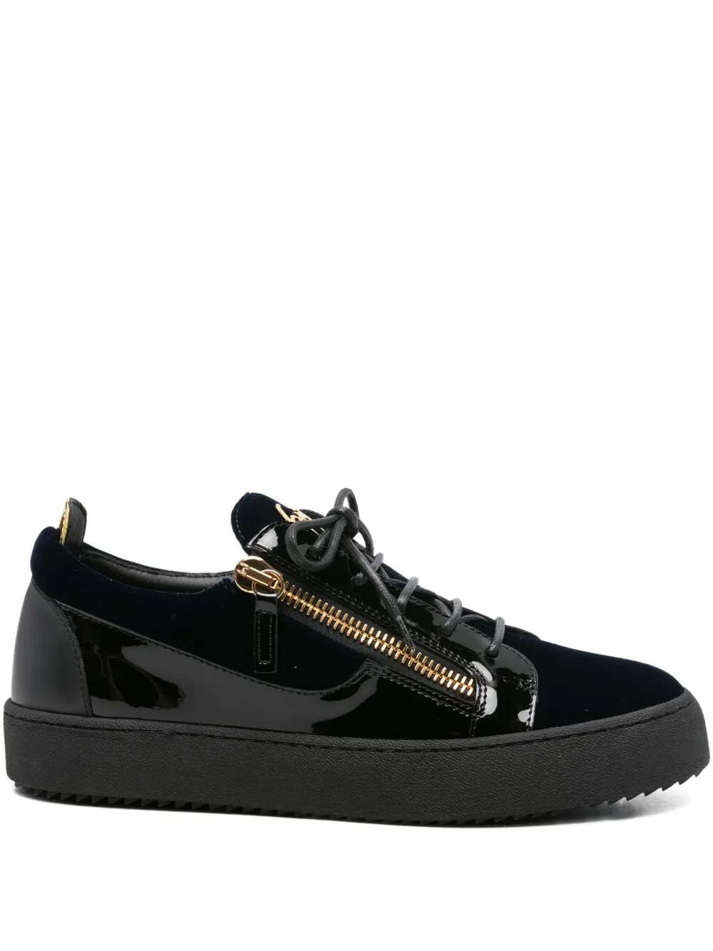 

Кроссовки Frankie с молниями Giuseppe Zanotti, черный
