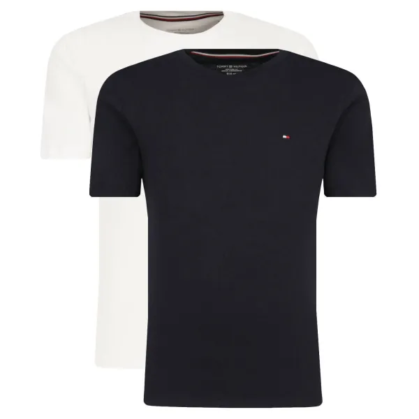 

Комплект из двух футболок стандартного кроя Tommy Hilfiger, белый