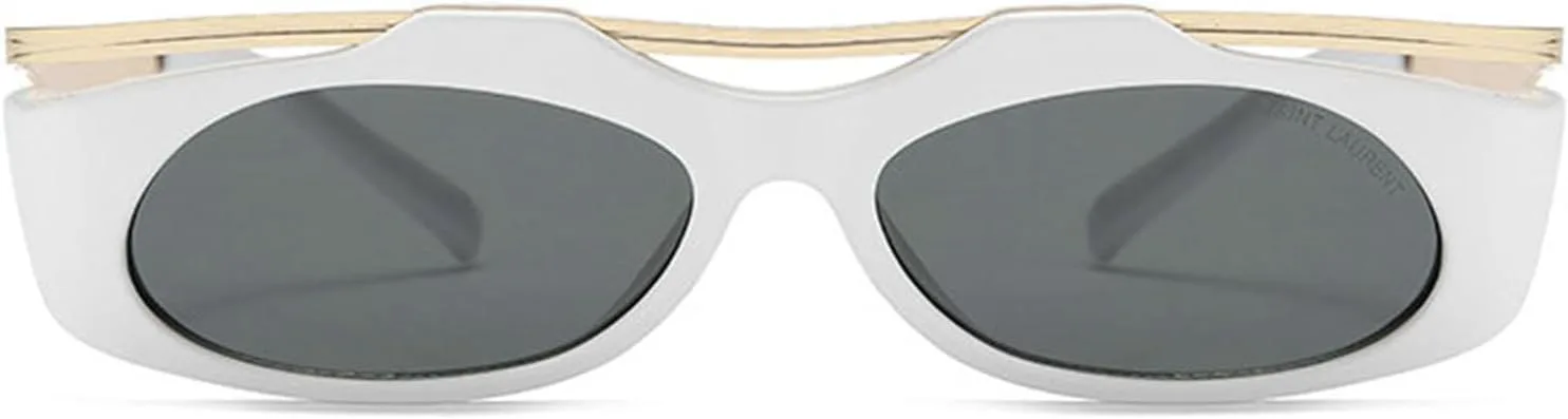 

Солнцезащитные очки Helena Retro Rectangle в футуристическом стиле для женщин и мужчин, маленькие, в стиле 90-х, винтажные, модные, узкие, панк, модель S67, C2