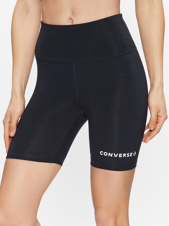 

Облегающие спортивные шорты Wordmark 10024539-A01 Converse, черный