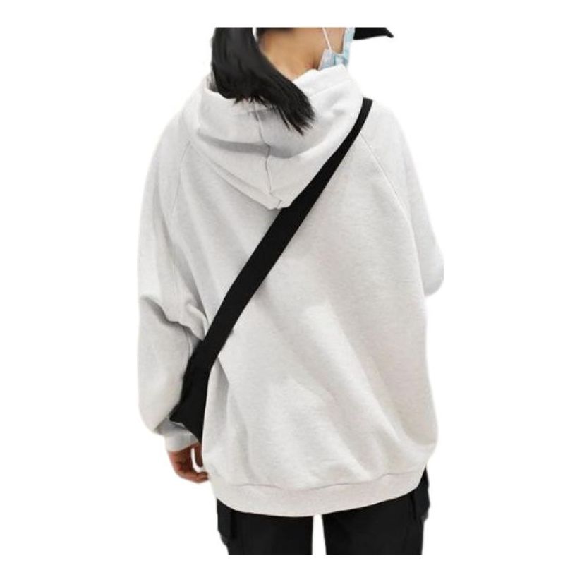 

Худи Li-Ning Vital Series Logo Embroidered Loose Hoodie 'Grey', серый