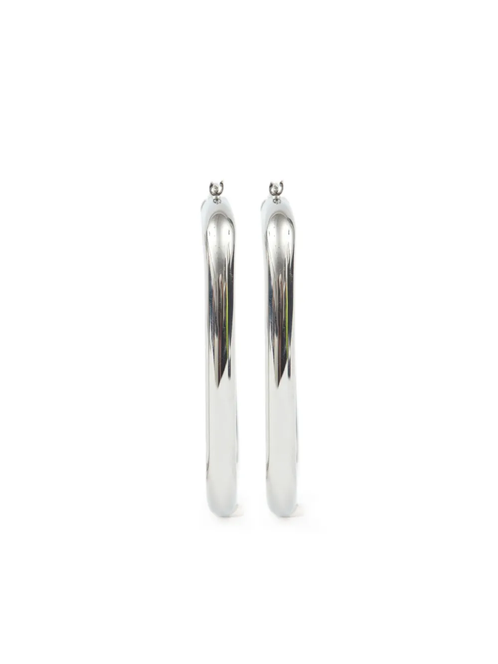 

Серьги-кольца с логотипом MM6 Maison Margiela, серебяный