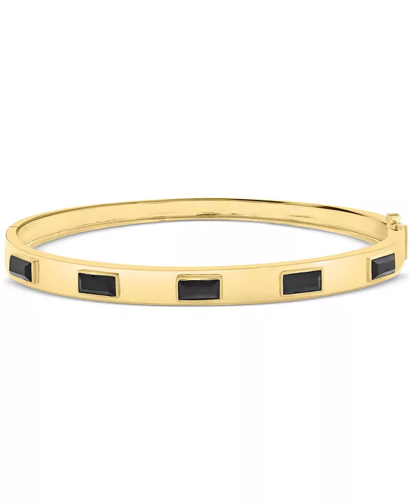 

Браслет с ониксом (1-1/3 карата) из 14-каратного золота на серебре Effy Collection, onyx