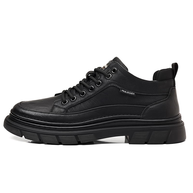 

Mulinsen Мужские повседневные ботинки с мягкой подкладкой черные, цвет Black Padded