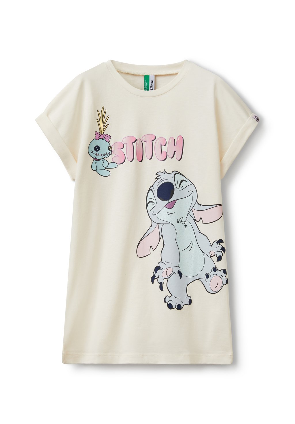 

Ночная рубашка LILO STITCH DISNEY United Colors of Benetton, белый