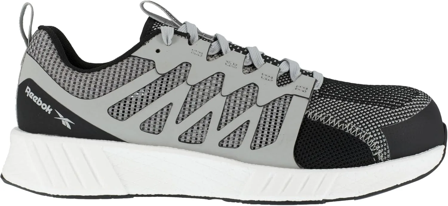 Защитные кроссовки Reebok S1P SRC с нейлоновой сеткой и черным и серым носком — фото 2