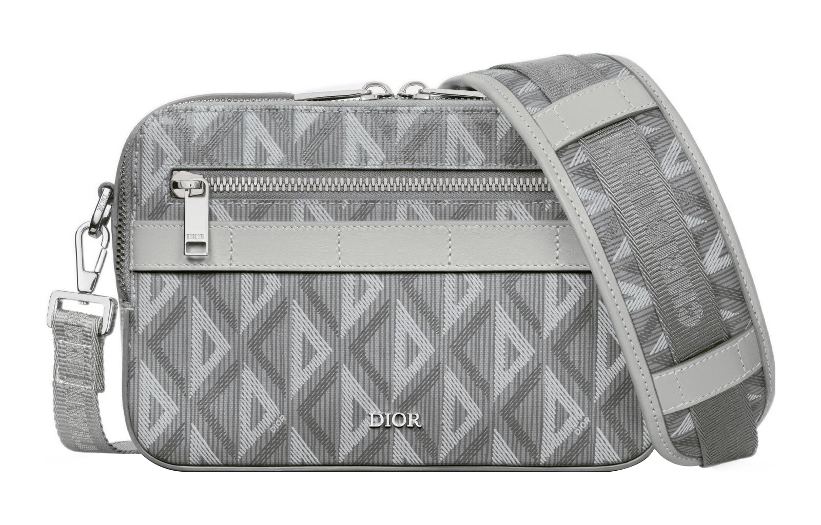 

DIOR Сумка-мессенджер Canvas, плечевая сумка, кроссбоди для мужчин, серый