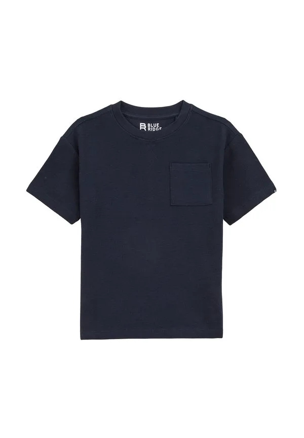 Базовая футболка blue ridge We Fashion, Navy Blue — фото 4