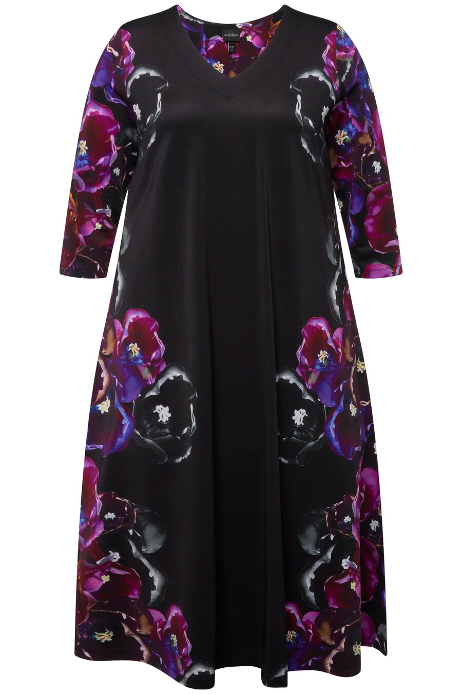 

Платье миди Ulla Popken Dress, черный