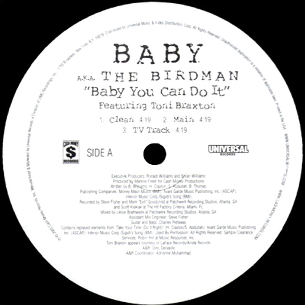 

Виниловая пластинка LP Baby You Can Do It (12") - Baby