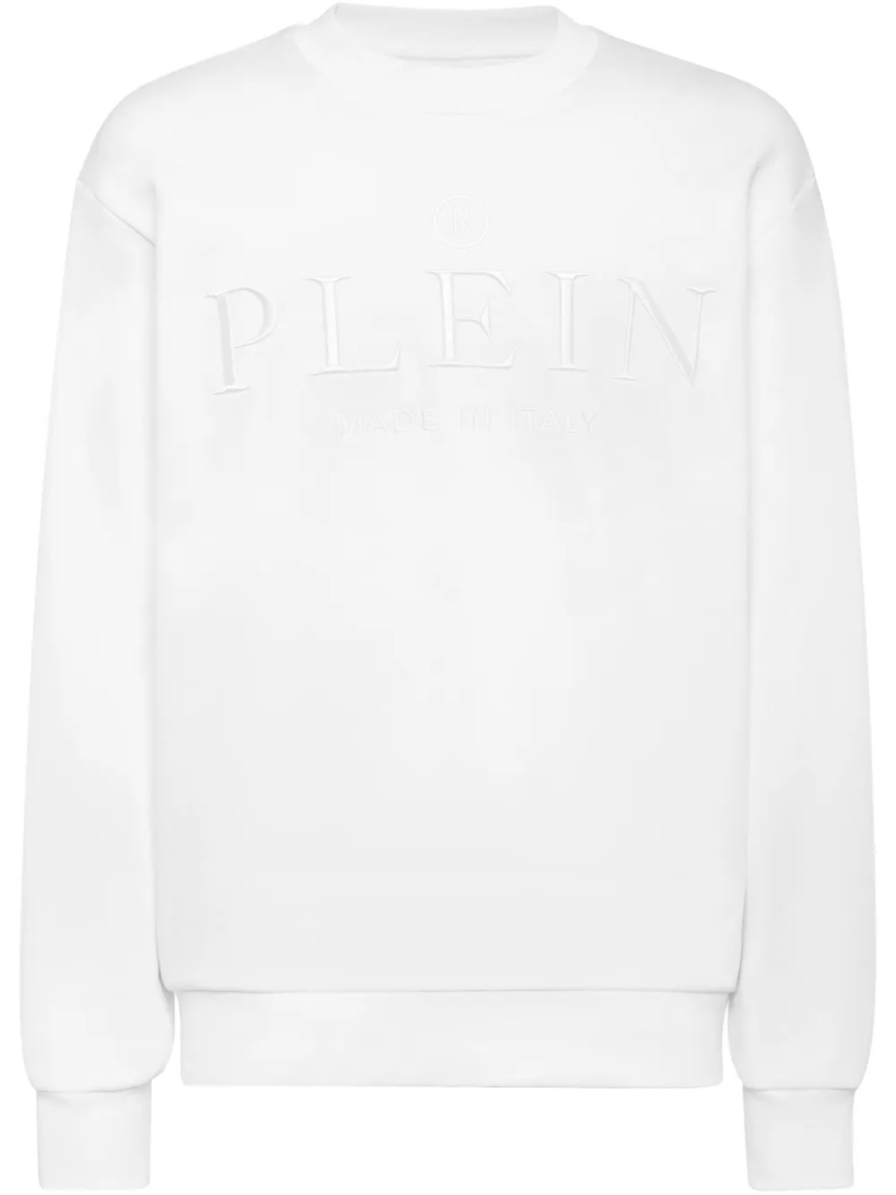 

Толстовка с тисненым логотипом Philipp Plein, белый