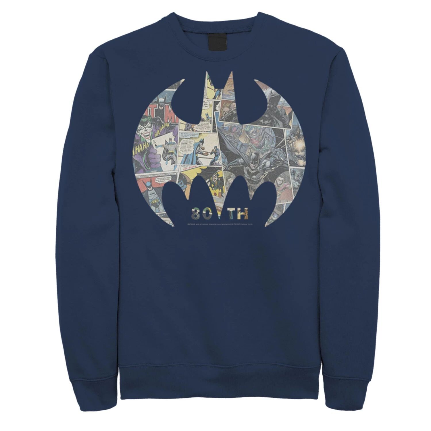 

Мужской свитшот с логотипом Batman Comics Cover DC Comics, синий