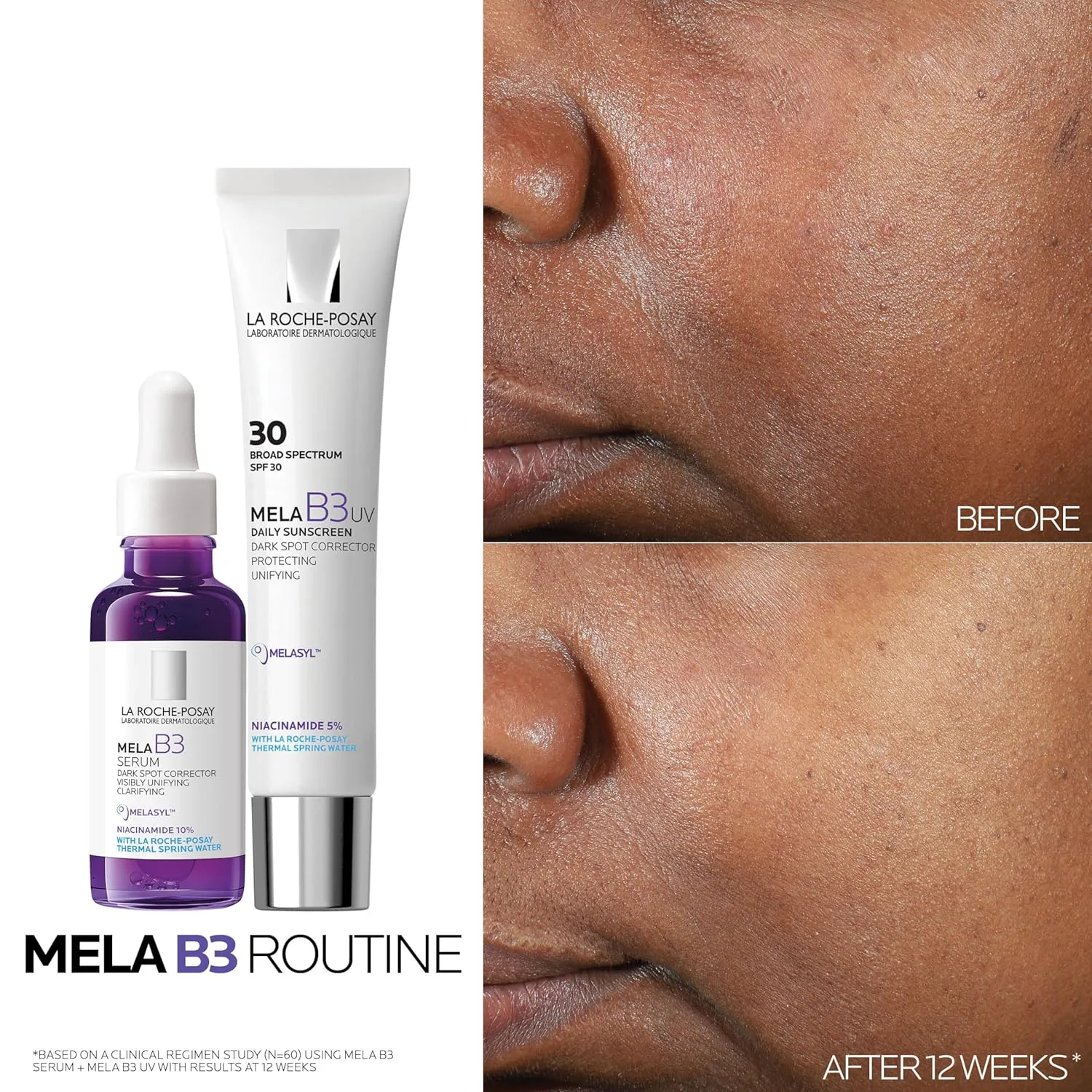 Сыворотка La Roche-Posay — Mela B3 UV ежедневный для лица с SPF , анти-эйдж Melasyl и % ниацинамидом, , colourless, 40 мл — фото 4